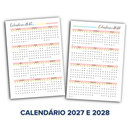 Kit 3 Unid. Miolo Agendamento Colorido 1DPP