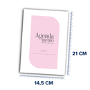 Kit 3 Unid. Miolo Agendamento Rosa 1DPP