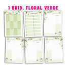 Kit 3 Unid. Miolo Agenda Floral Permanente (Kit 1)