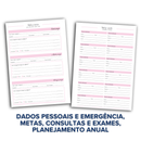 Kit 3 Unid. Miolo Agendamento Rosa 1DPP