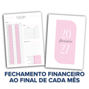 Kit 3 Unid. Miolo Agendamento Rosa 1DPP
