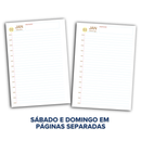 Kit 3 Unid. Miolo Agenda Fofinha 1DPP