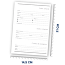 Kit 4 Unid. Miolo Agenda Comercial 2DPP