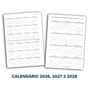 Kit 3 Unid. Miolo Agenda Comercial 1DPP