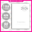 Miolo Impresso Agenda Comercial 1DPP 2026 | Tamanho A5 | Papel 90gr