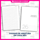 Miolo Impresso Agenda Comercial 1DPP 2026 | Tamanho A5 | Papel 90gr