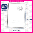 Miolo Impresso Agenda Comercial 1DPP 2026 | Tamanho A5 | Papel 90gr