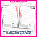 Miolo Impresso Agenda Preta 1DPP 2026 | Tamanho A5 | Papel 90gr