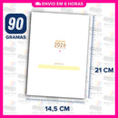 Miolo Impresso Agenda Fofinha 1DPP 2026 | Tamanho A5 | Papel 90gr
