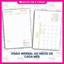 Miolo Impresso Agenda Fofinha 1DPP 2026 | Tamanho A5 | Papel 90gr