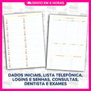 Miolo Impresso Agenda Fofinha 1DPP 2026 | Tamanho A5 | Papel 90gr