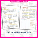 Miolo Impresso Agenda Fofinha 1DPP 2026 | Tamanho A5 | Papel 90gr
