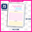 Miolo Impresso Agenda Candy 1DPP 2026 | Tamanho A5 | Papel 75gr