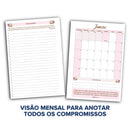 Miolo Impresso Agenda Cristã 1DPP 2026 | Tamanho A5 | Papel 90gr