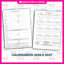 Miolo Impresso Agenda Jurídica 1DPP 2026 | Tamanho A5 | Papel 75gr