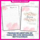 Miolo Impresso Agenda Florescer 1DPP 2026 | Tamanho A5 | Papel 90gr