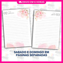 Miolo Impresso Agenda Florescer 1DPP 2026 | Tamanho A5 | Papel 90gr