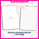 Miolo Impresso Agenda Docelina Mod02 2026 | Tamanho A5 1DPP | Papel 75gr