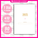 Miolo Impresso Agendamento Procedimento Amarelo 1DPP 2026 | Tamanho A5 | Papel 90gr